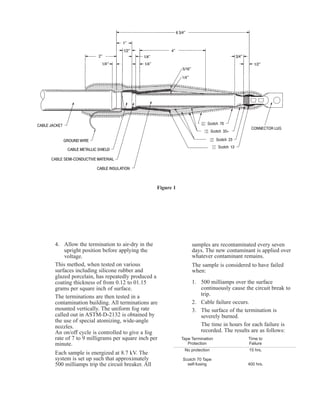 4. Allow the termination to air-dry in the
upright position before applying the
voltage.
This method, when tested on vario...
