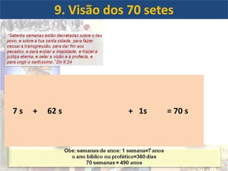 RELEMBRANDO
9. Visão dos 70 setes

7s

+

62 s

+ 1s

= 70 s

 