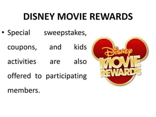 Disney movie rewards - Gamification in customer engagement - Manu Me…