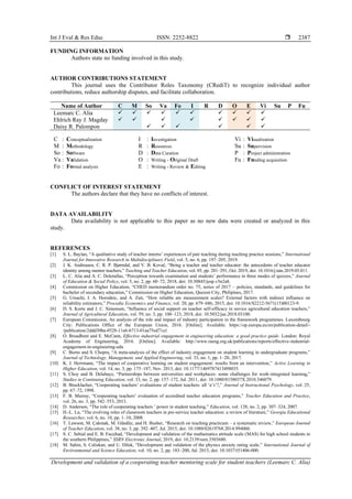 Development and validation of a cooperating teacher mentoring scale for ...