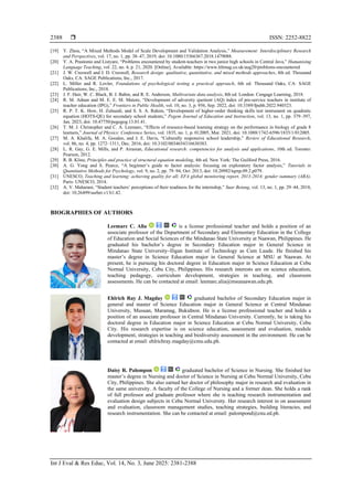 Development and validation of a cooperating teacher mentoring scale for ...