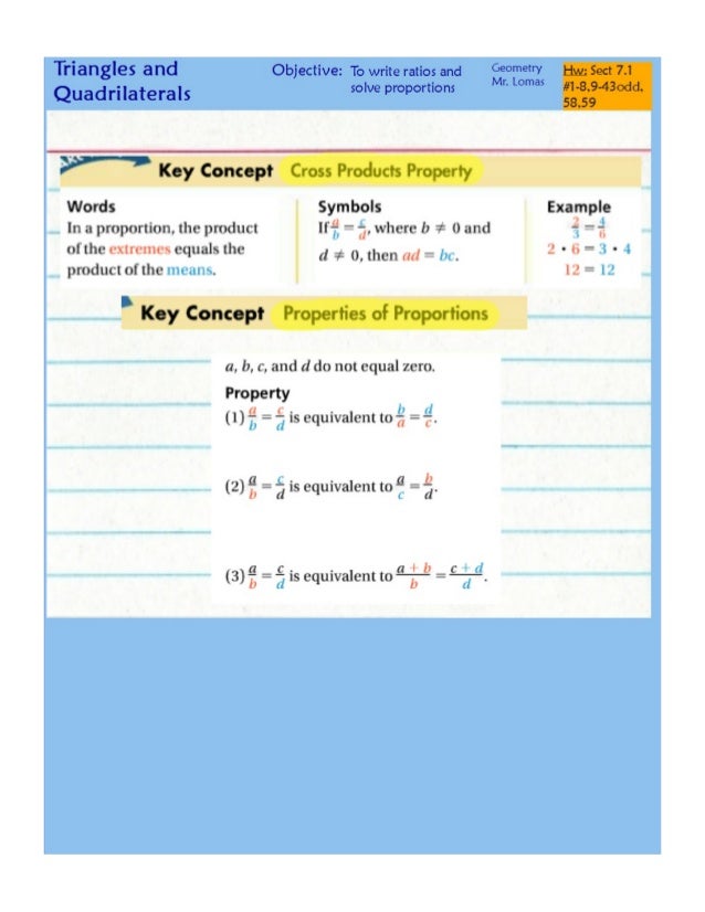7 1 Ratio Proportion pdf