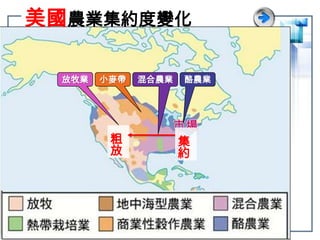美國農業集約度變化粗放集約混合農業小麥帶放牧業酪農業市場