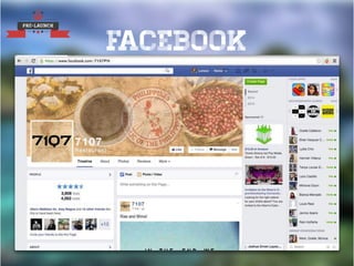 PRE-LAUNCH
FACEBOOK
 