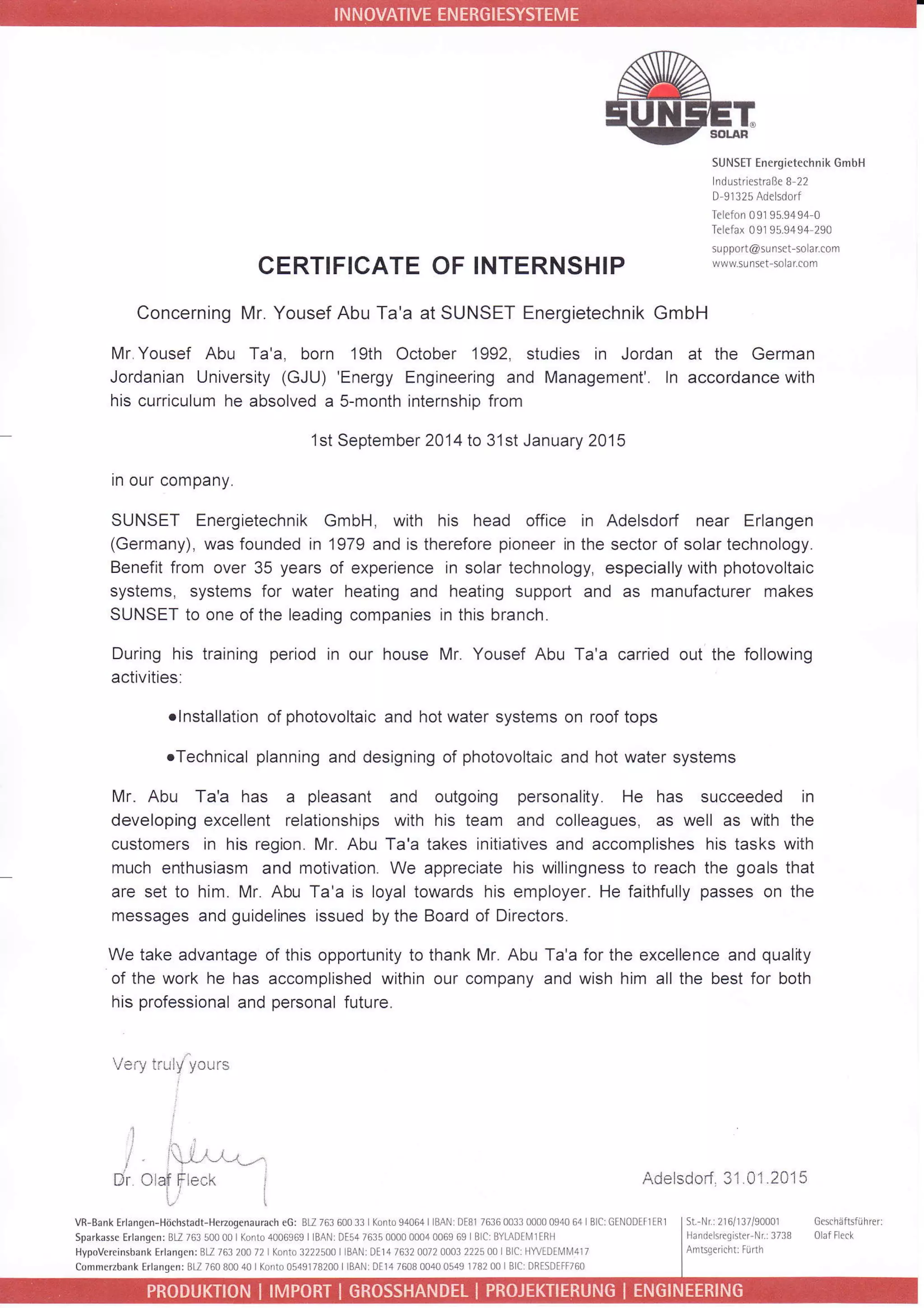 Certificate of Internship | PDF