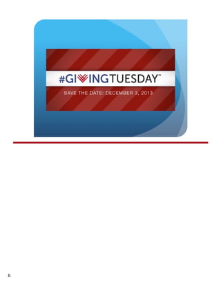 #GivingTuesday Pitch Book