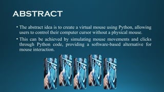 Virtual Mouse Using Python: Gesture-Based Computer Interaction System ...