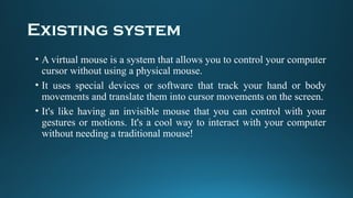 Virtual Mouse Using Python: Gesture-Based Computer Interaction System ...