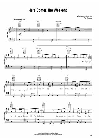 Songbook Roxette Tourism