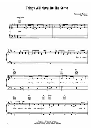 Songbook Roxette Tourism