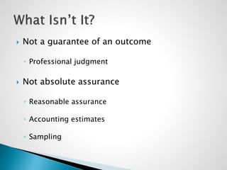 Preparing for Your Audit | PPTX