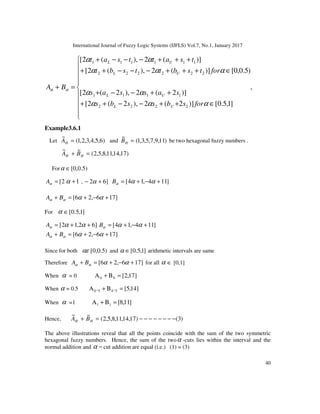 AN ALPHA -CUT OPERATION IN A TRANSPORTATION PROBLEM USING SYMMETRIC ...
