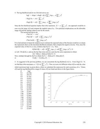 Logl Starting Econometric Analysis 8th Edition Greene Solutions Manual | PDF
