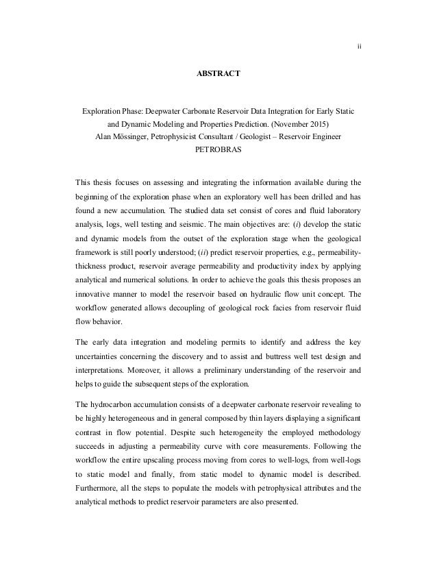 Msc thesis in engineering geology