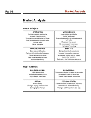 Finance - Case Study - Lawsons | PDF