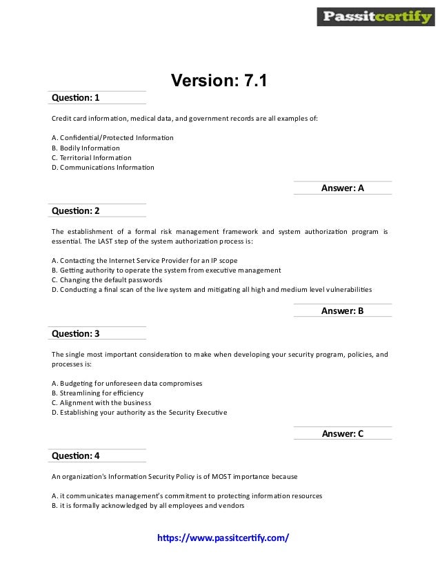 Reliable 712-50 Test Syllabus