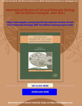 International Review of Cell and Molecular Biology 266 1st Edition ...