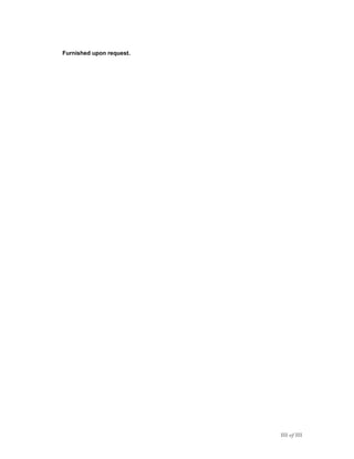 Furnished upon request.
III of III
 