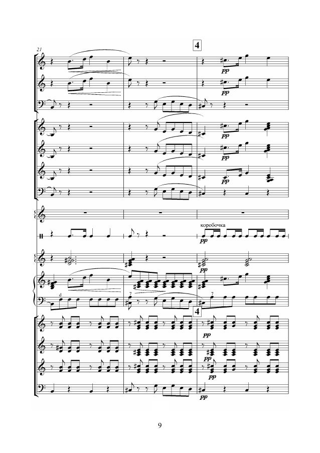 Партитуры для народного ансамбля