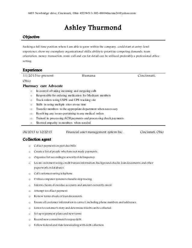 ashley thurmond 2014 resume for office work resume for office work