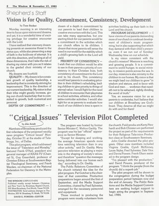 Critical Issues Television Pilot