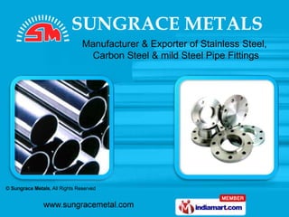Manufacturer & Exporter of Stainless Steel,
 Carbon Steel & mild Steel Pipe Fittings
 