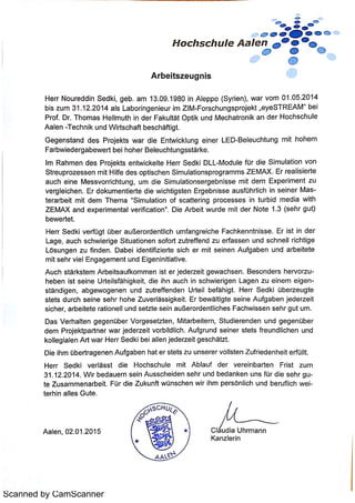 Arbeitszeugniss PDF