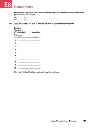 English Pronunciation in Use - Elementary