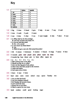 English Pronunciation in Use - Elementary