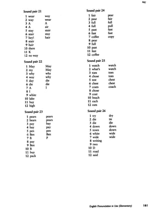 English Pronunciation in Use - Elementary