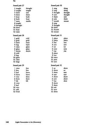 English Pronunciation in Use - Elementary