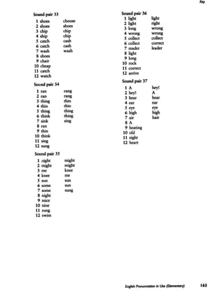 English Pronunciation in Use - Elementary