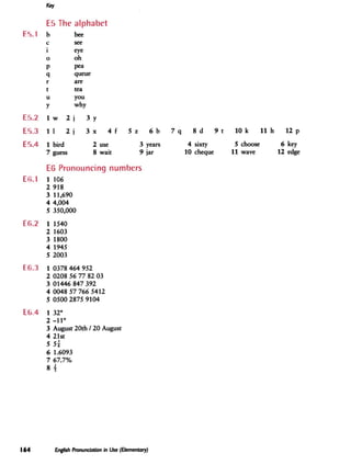 English Pronunciation in Use - Elementary