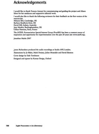 English Pronunciation in Use - Elementary