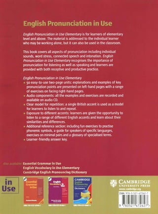 English Pronunciation in Use - Elementary