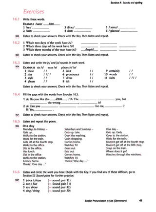 English Pronunciation in Use - Elementary