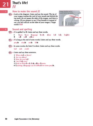 English Pronunciation in Use - Elementary