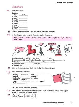 English Pronunciation in Use - Elementary
