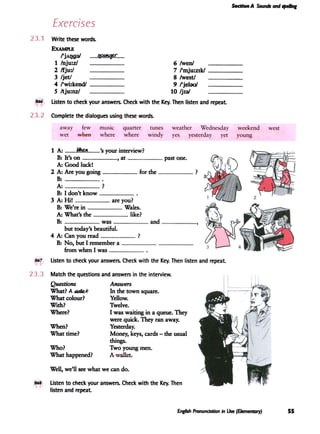 English Pronunciation in Use - Elementary