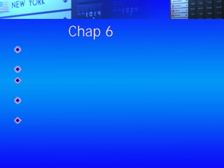 Chap 6：負債
不要期待問題會自動消失，而要期望自己擁有
解決問題的能力
壓力是件好事，因為壓力可以避免你浪費潛能
壓力可以是毒藥，也可以是解藥，由你自己決
定
每個人都會管理成功，但管理失敗，可沒那麼
簡單
讓你自己和你身處的狀況保持一點距離，不要
太在意你的問題，你所下的每個決定，不過是
宇宙中的一個屁罷了！
 