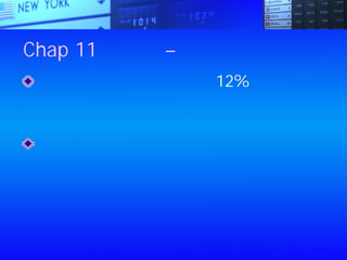 Chap 11：基金 – 讓別人為你養錢
由於通貨膨脹，利潤低於12%的投資方
式，都可以排除在外，但人壽保險例
外，這是不可或缺的
開始購買基金之前，一定要確定你的經
濟狀況已經達到穩定狀態
 