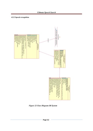 Ultimate Speech Search
Page 62
4.5.2 Speech recognition
Figure 22 Class Diagram SR System
 
