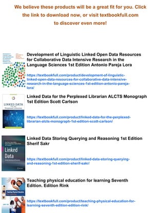 Open Data for Education Linked Shared and Reusable Data for Teaching ...