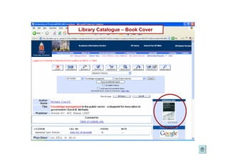 Library Catalogue – Book Cover
 