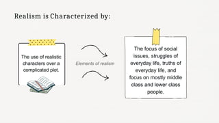 Report for my masteral presentation given the topics of Realism | PPTX
