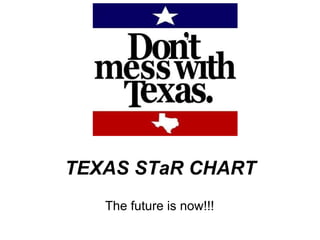       TEXAS STaR CHART         The future is now!!! 
