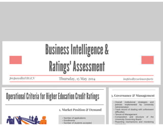 BusinessIntelligenceAndRatingsAssessment
