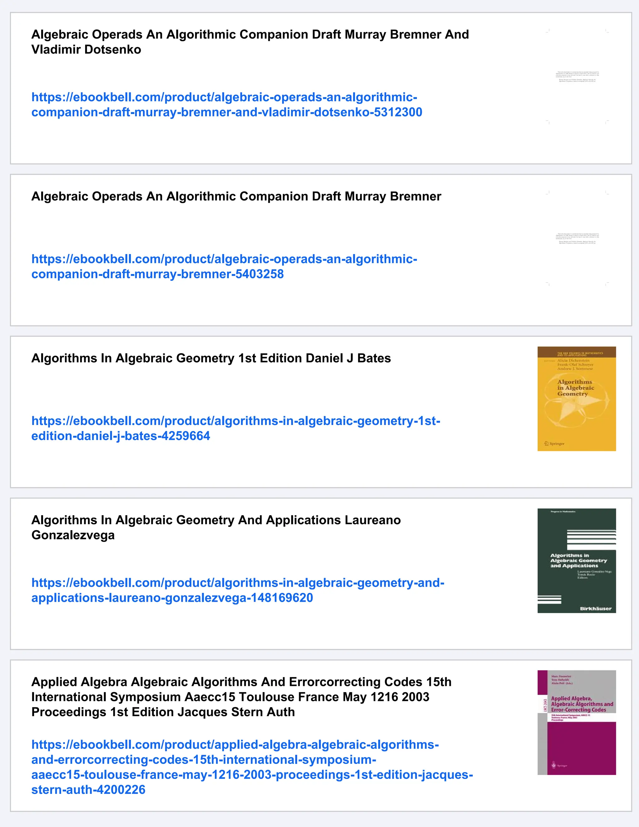 Algorithmic Algebraic Combinatorics And Grbner Bases 1st Edition Aiso ...