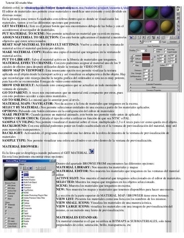 manual 3 d studio max - español