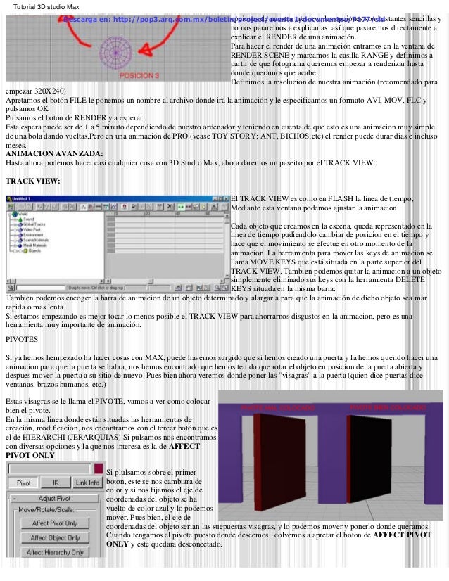 manual 3 d studio max - español